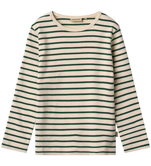 Wheat Bluse - Stig - Green Stripe