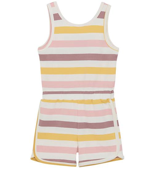 Color Kids Buksedragt - Coral Blush m. Striber