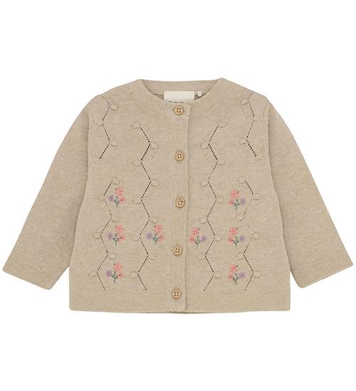 Minymo Cardigan Knit - Beige Melange