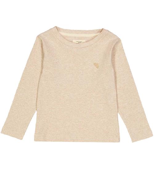 VACVAC Bluse - Rib - Carlet - Light latte melange