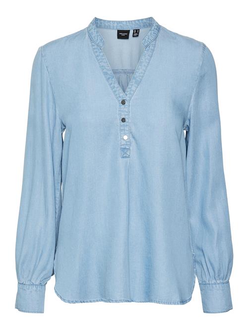 VERO MODA Bluse 'EVY'  blue denim