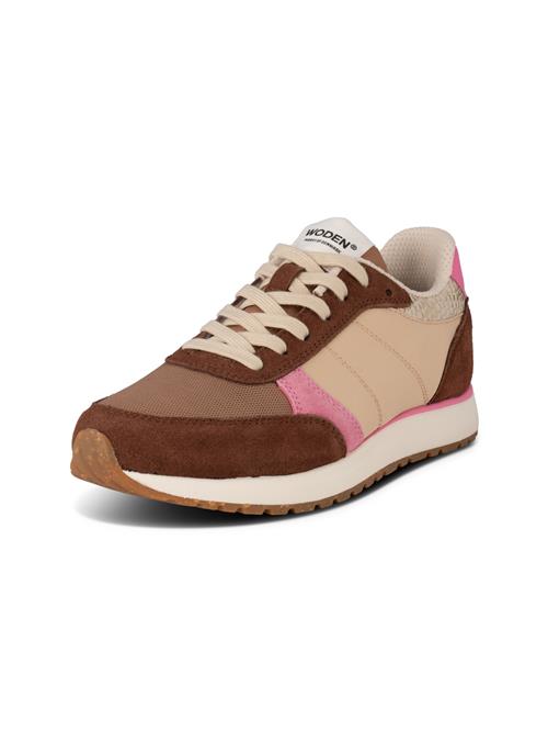 WODEN Sneaker low 'Ronja'  beige / brun / lysebrun / pink