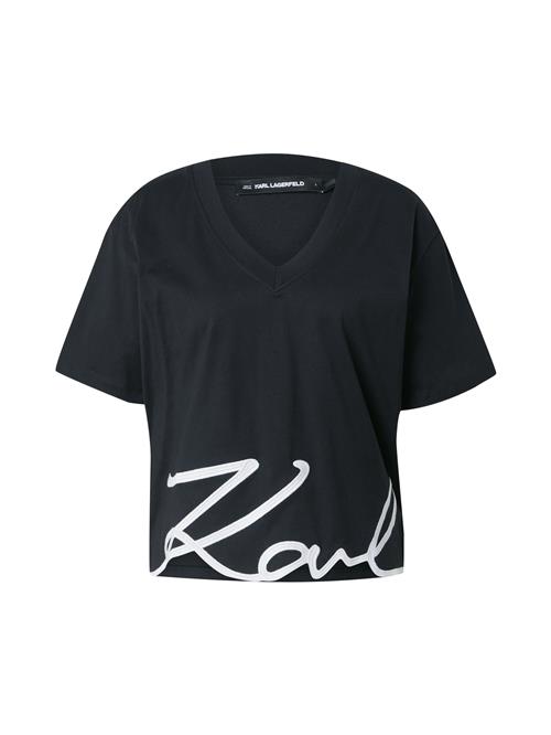 Karl Lagerfeld Shirts  sort / offwhite