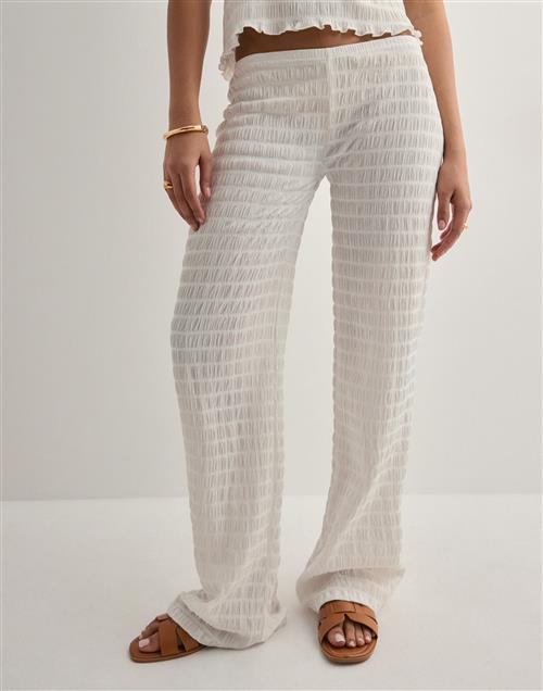 Nelly - Hvid - Stunning Low Waist Structure Pants