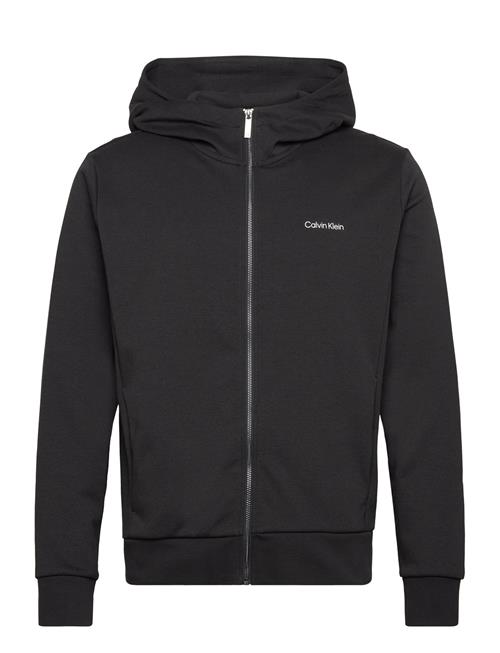 Micro Logo Repreve Hoodie Jacket Calvin Klein Black