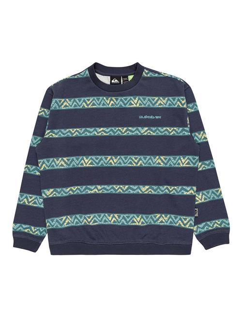 Take Us Back Crew Stripe Yth Quiksilver Blue