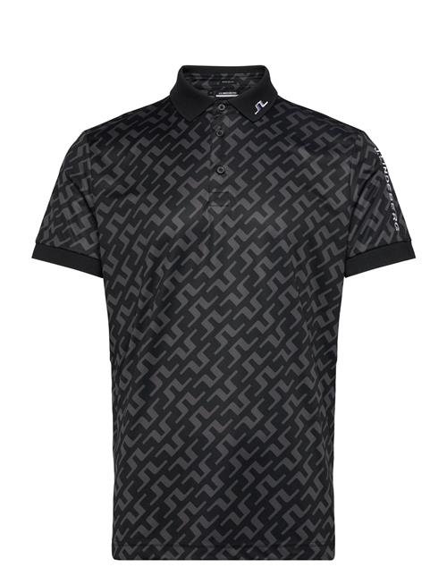 Tour Tech Reg Fit Print Polo J. Lindeberg Black