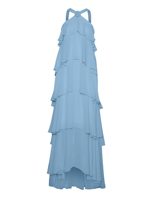 Vmfelicia Sl Ruffle Maxi Dress Exp Vero Moda Blue