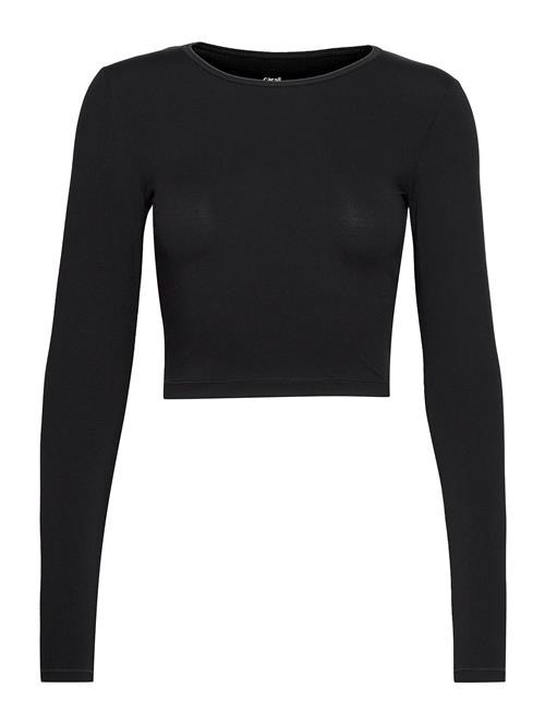 Crop Long Sleeve Casall Black