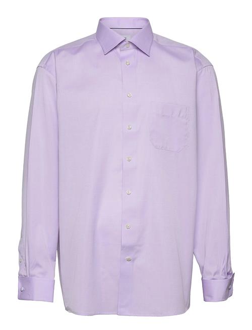 Men's Shirt: Business Dobby Eton Purple