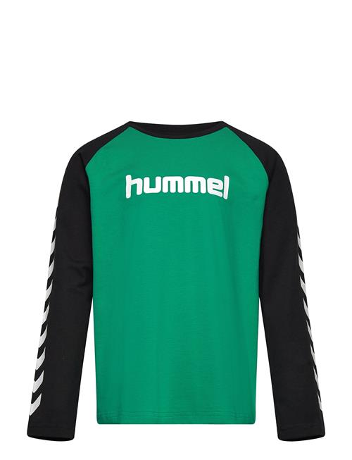 Hmlboys T-Shirt L/S Hummel Green