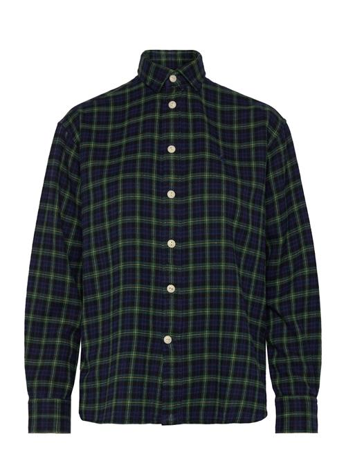 Relaxed Fit Plaid Cotton Shirt Polo Ralph Lauren Navy