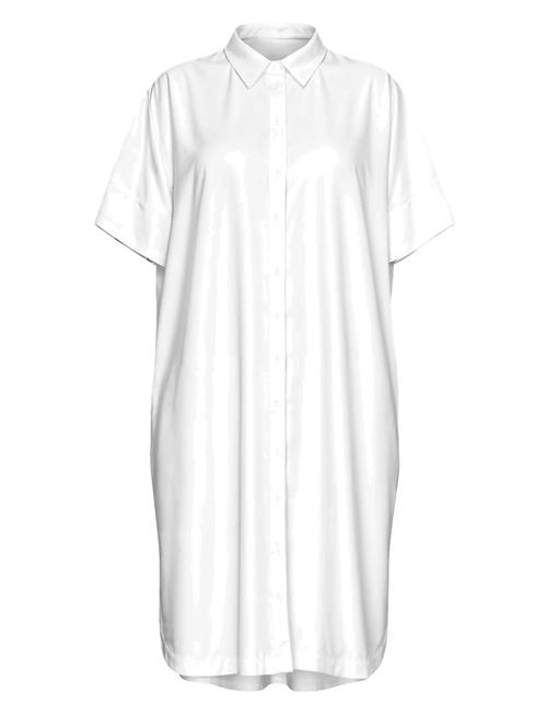 Slfblair 2/4 Short Shirt Dress Noos Selected Femme White