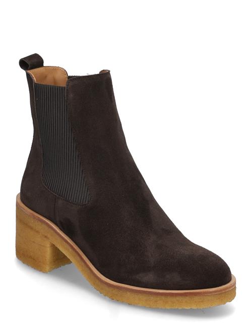 Booties - Flat - With Elastic ANGULUS Brown