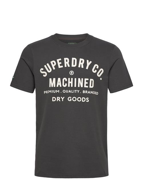 Machined Goods Workwear Tee Superdry Black