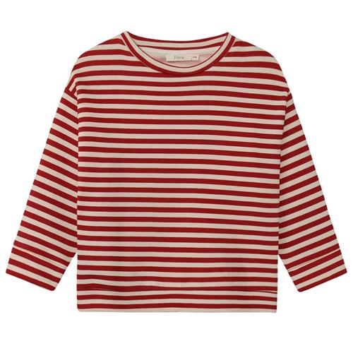 Fliink Alvin Sweatshirt POMPEIAN RED/ SANDSHELL | Rød | 12 months