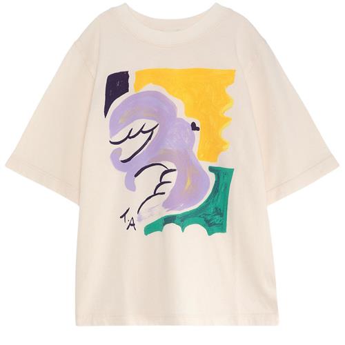 True Artist Nº05 T-shirt Ivory White 6-7 Y  Hvid  6-7 år  Unisex