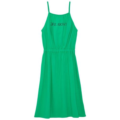 True Artist Nº04 Kjole Med Stropper Bright Green 12-13 Y  Grøn  12-13 år  kvinde