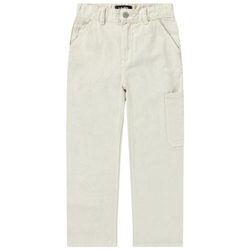 Se Molo Archer Woven Pants White Noise 140 cm  Hvid  140 cm  mand ved Babyshop