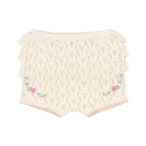 Konges Sløjd Rosier Strikkede Bloomers Cream Off White 6 months  Creme  6 måneder  kvinde