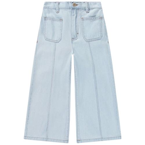 Molo Adionella Woven Pants Bleached Drapy 146 cm  Blå  146 cm  kvinde