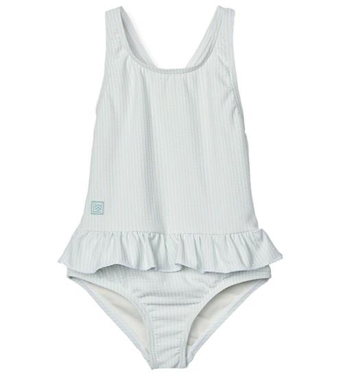 Liewood Badedragt - Amara - Y/D Stripe Pure Sky/Creme De La Crem