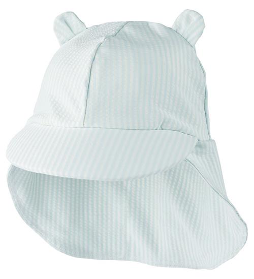 Liewood Badehat - Senia - UV40+ - Stripe Pure Sky/Creme De La Cr