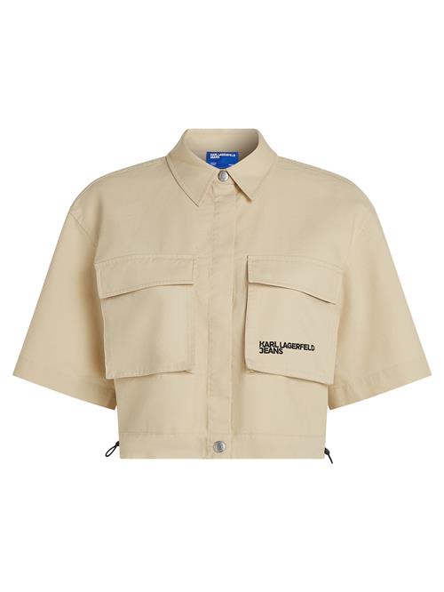 KARL LAGERFELD JEANS Bluse 'UTILITY'  beige