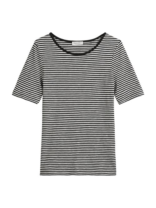Marc O'Polo Shirts  sort / hvid