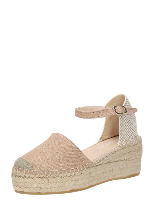 MACARENA Espadrillaer  beige / guld / grå