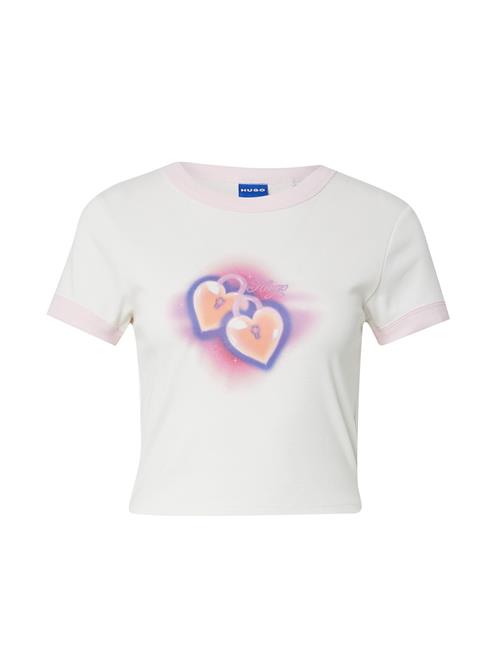 Se HUGO Shirts 'Dalia'  blå / pink / hvid ved About You