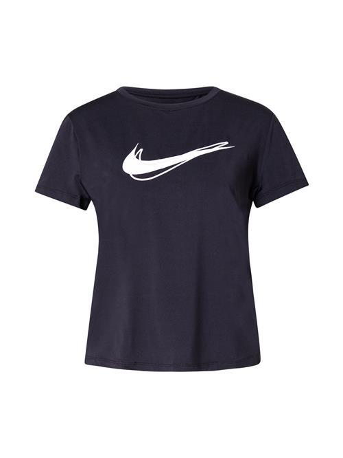 NIKE Funktionsbluse 'ONE'  lysegrå / sort / hvid