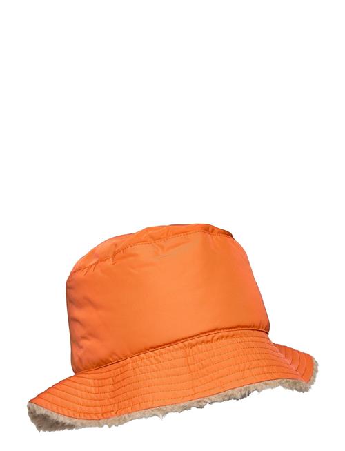 Hat Wool/Technical Fabric Yves Salomon Orange