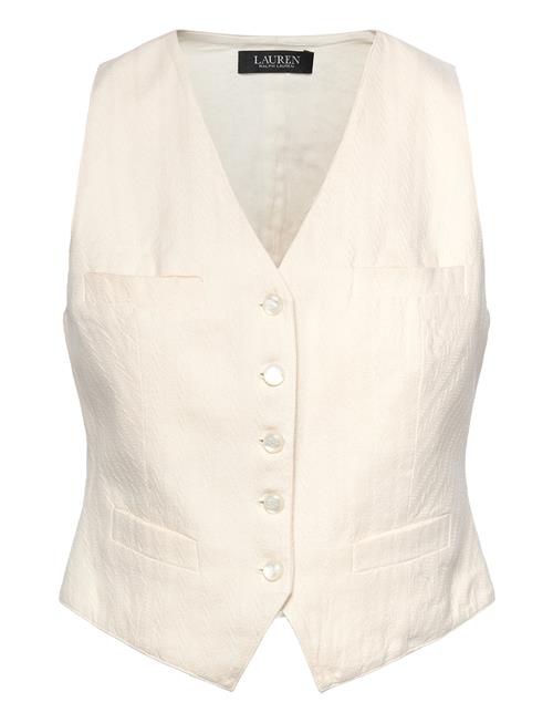 Cotton Canvas Vest Lauren Ralph Lauren Cream