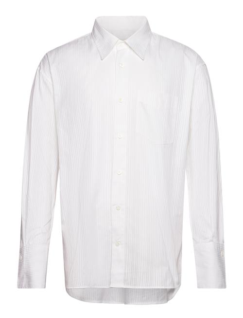 Os Poplin Dobby Stripe Shirt GANT White