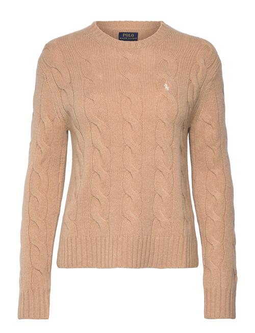 Classic Fit Cable Wool-Cashmere Sweater Polo Ralph Lauren Beige