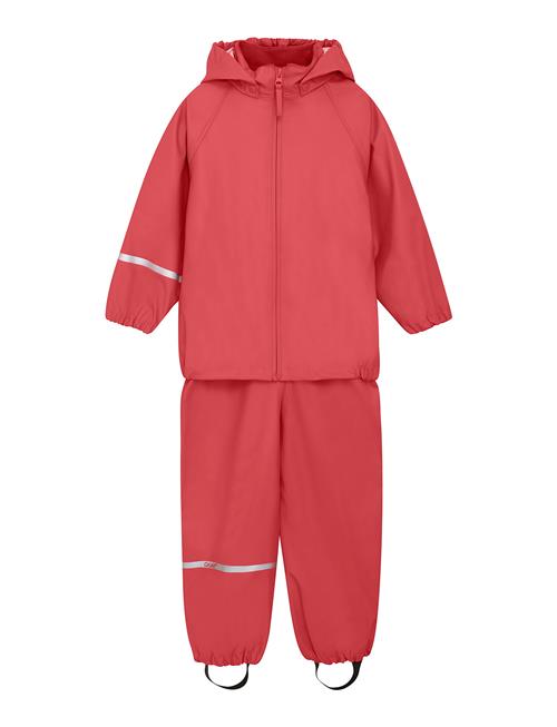 Basic Rainwear Set -Recycle Pu CeLaVi Red