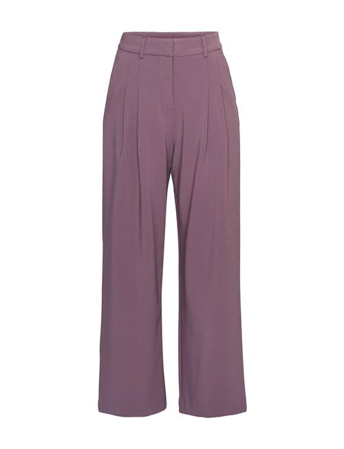 Mschmirabelle Michelle Hw Pleat Pants MSCH Copenhagen Purple