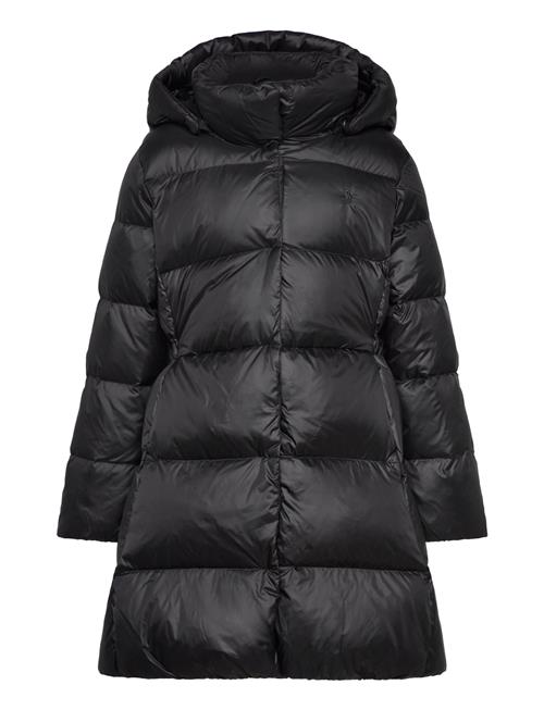 Quilted Long Jacket Ralph Lauren Kids Black