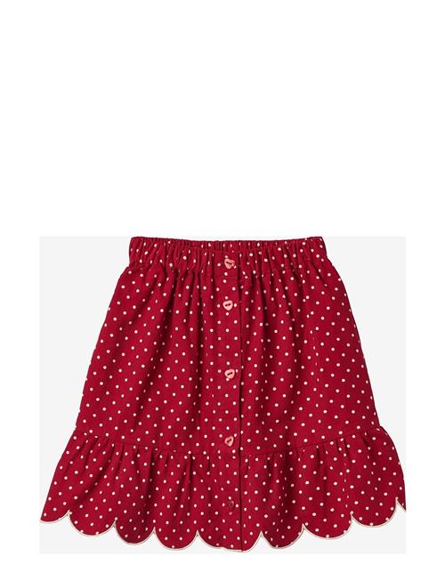 Dolly Dot Skirt Fliink Red