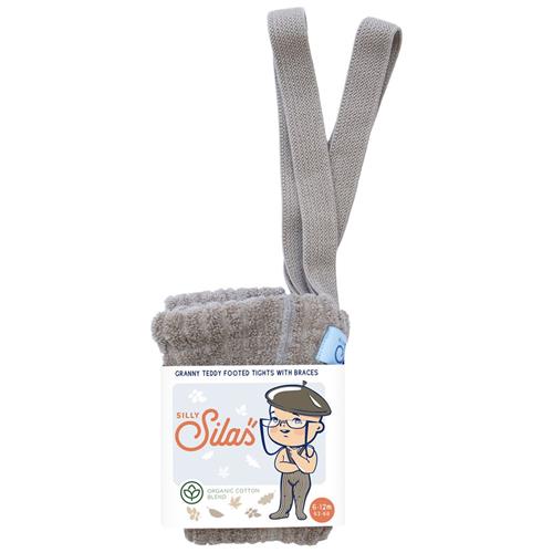 Silly Silas Granny Teddy Tights Oyster Grey Granny Teddy Tights Oyster Grey 1-2 Y  Grå  1-2 år  Unisex