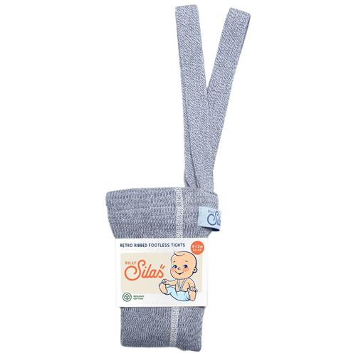 Silly Silas GOTS Fodsløse strømpebukser Marshmallow Sky 2-3 Y  Blå  2-3 år  Unisex