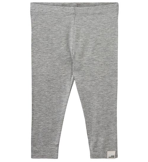 Sofie Schnoor Leggings - Rib - Nalinesb - Grey Melange