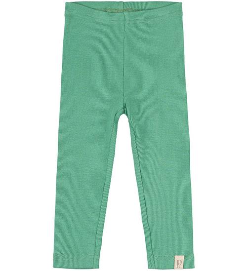 Petit Piao Leggings - Rib - Modal - Green Spruce