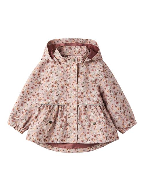 NAME IT Overgangsjakke 'MALEX08'  blandingsfarvet / lyserød / gammelrosa