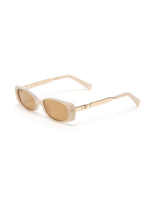 LE SPECS Solbriller 'LIL STARLIGHT'  beige / guld