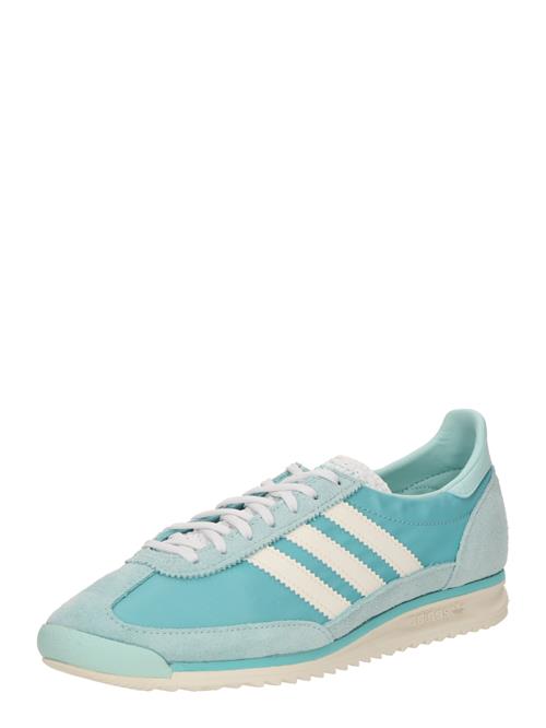 ADIDAS ORIGINALS Sneaker low 'SL 72 OG'  neonblå / hvid