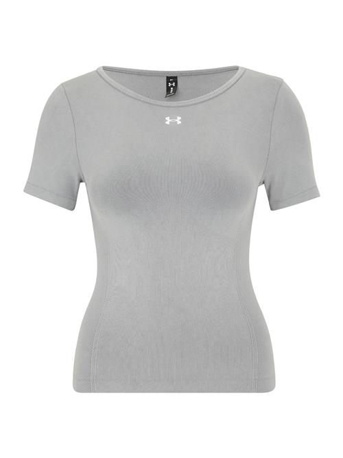 UNDER ARMOUR Funktionsbluse  grå / hvid