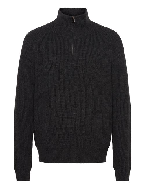 Wblass Wool Half-Zip Woodbird Black