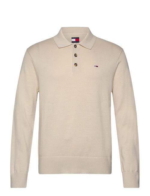 Tjm Slim Essential Polo Sweater Tommy Jeans Beige